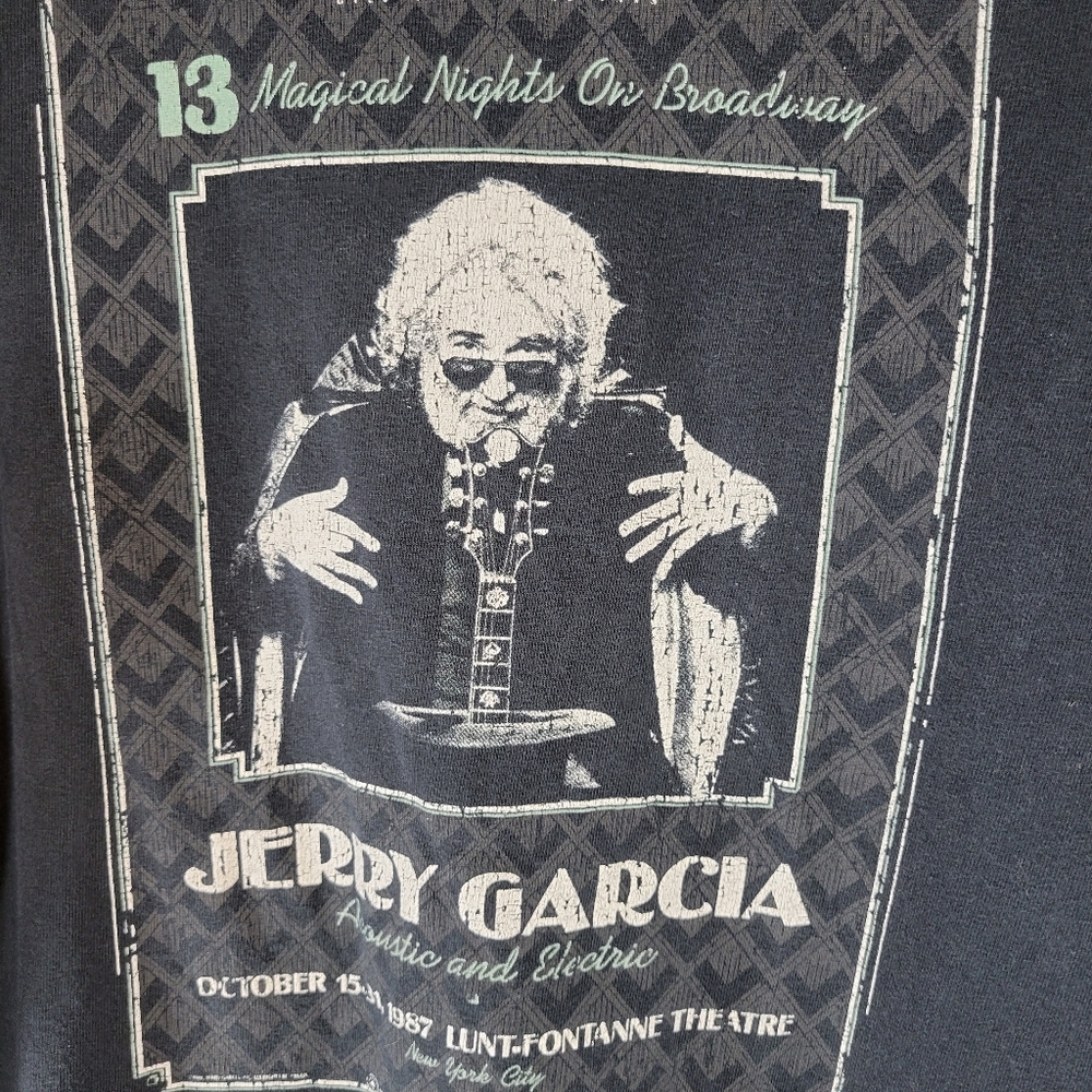 Vintage Jerry Garcia 1987 Lunt-Fontanne Broadway - Picture 4 of 8